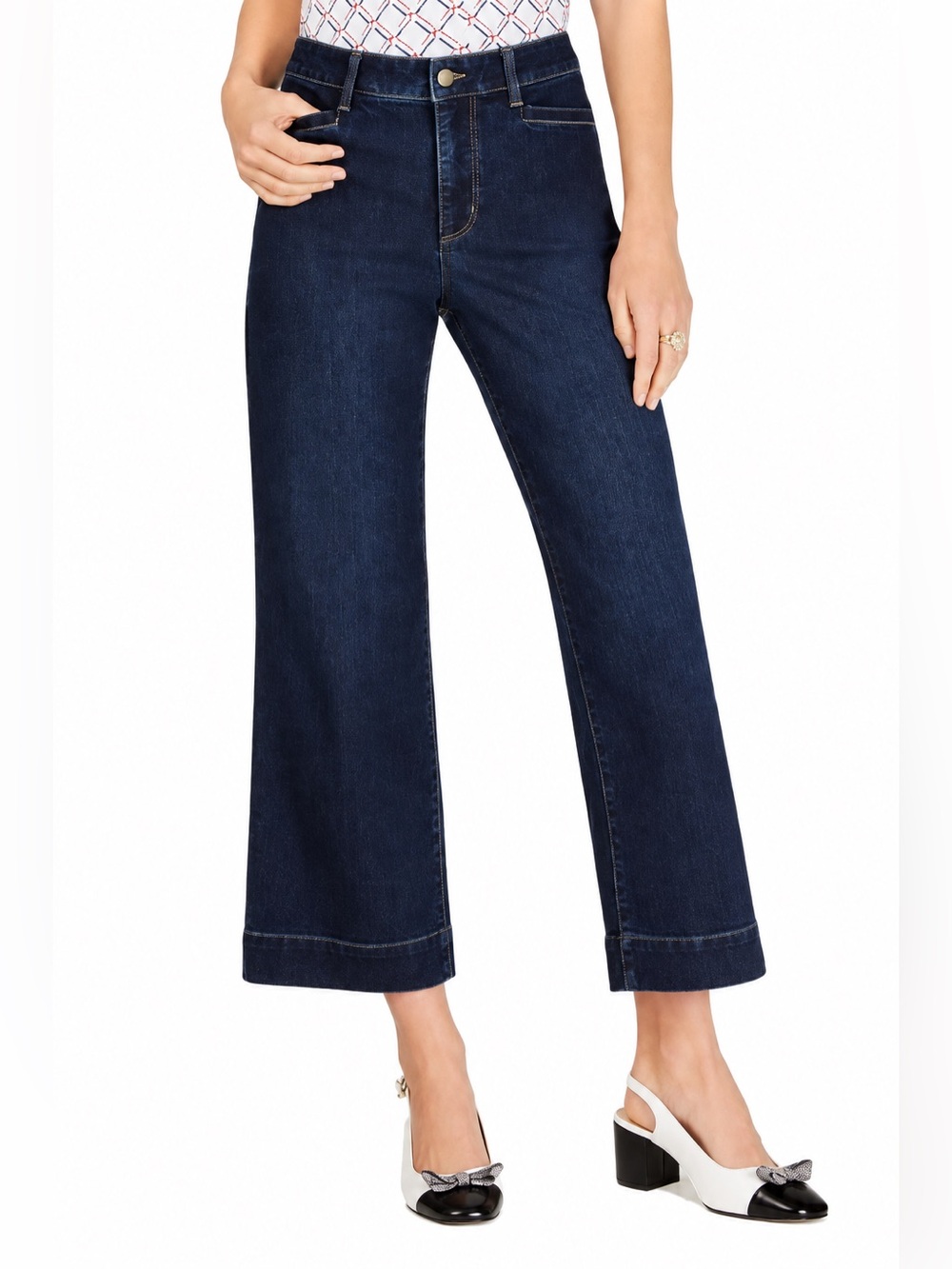 Charter Club Women's Cropped Jean Size 16 Casual Minimalist Effortless Preppy